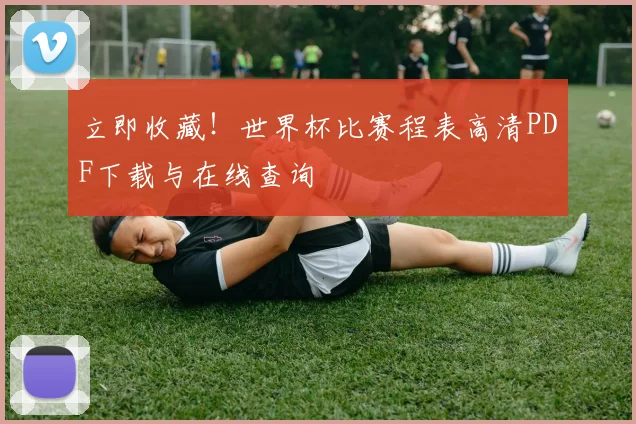立即收藏！世界杯比赛程表高清PDF下载与在线查询